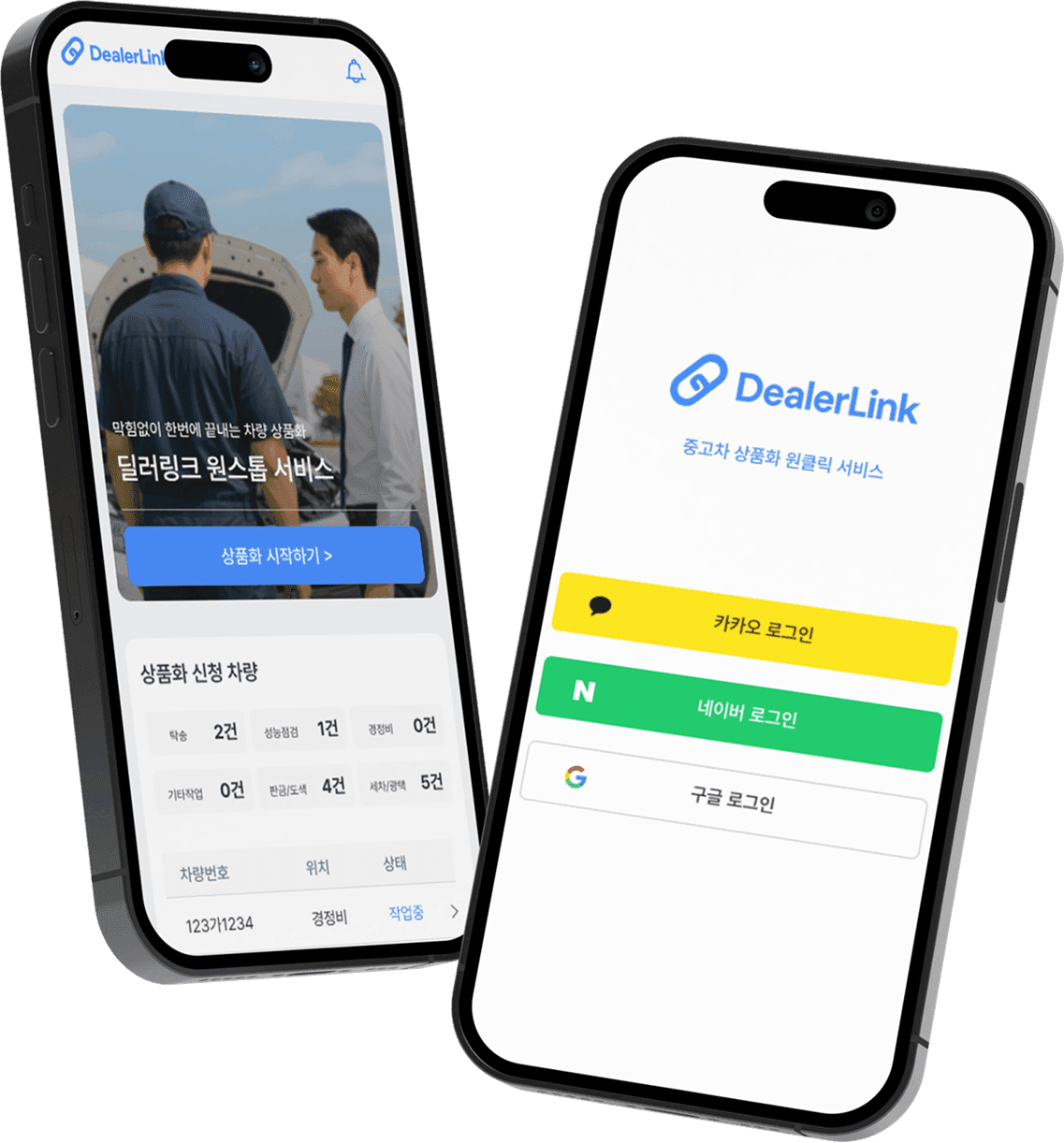 DealerLink App Mockup