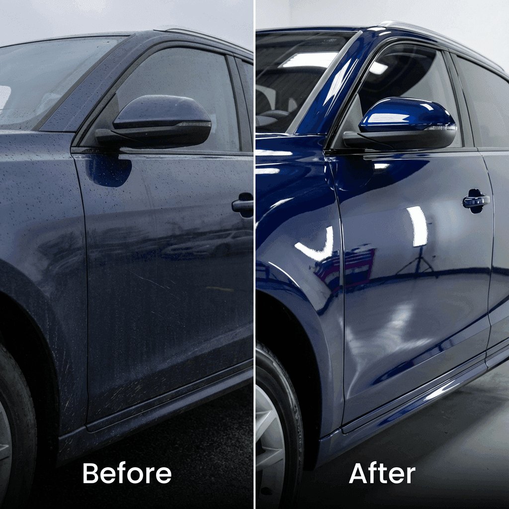 차량 상품화 전후 비교